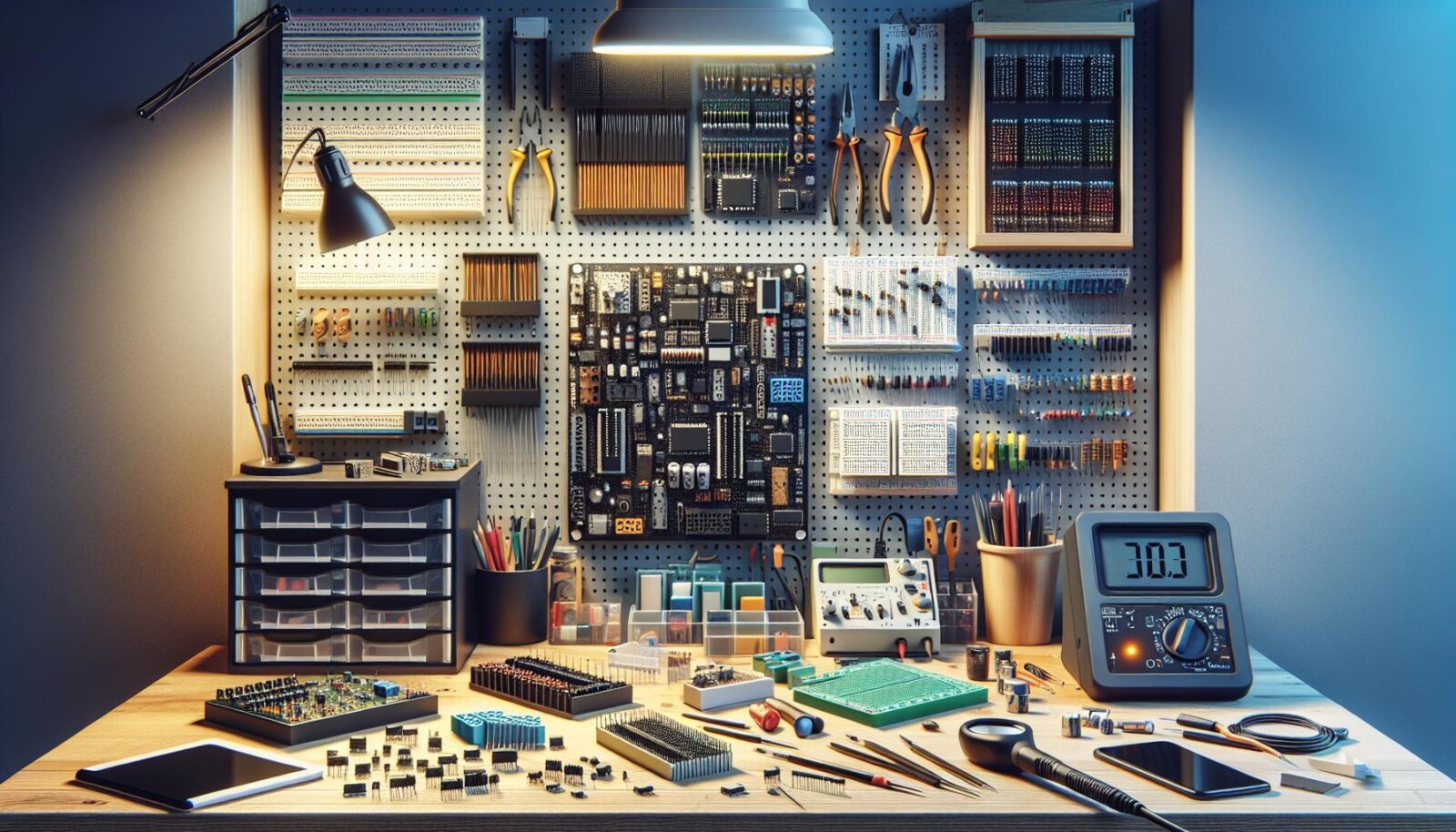 Jak zorganizować warsztat elektroniczny DIY? Sprytne rozwiązania